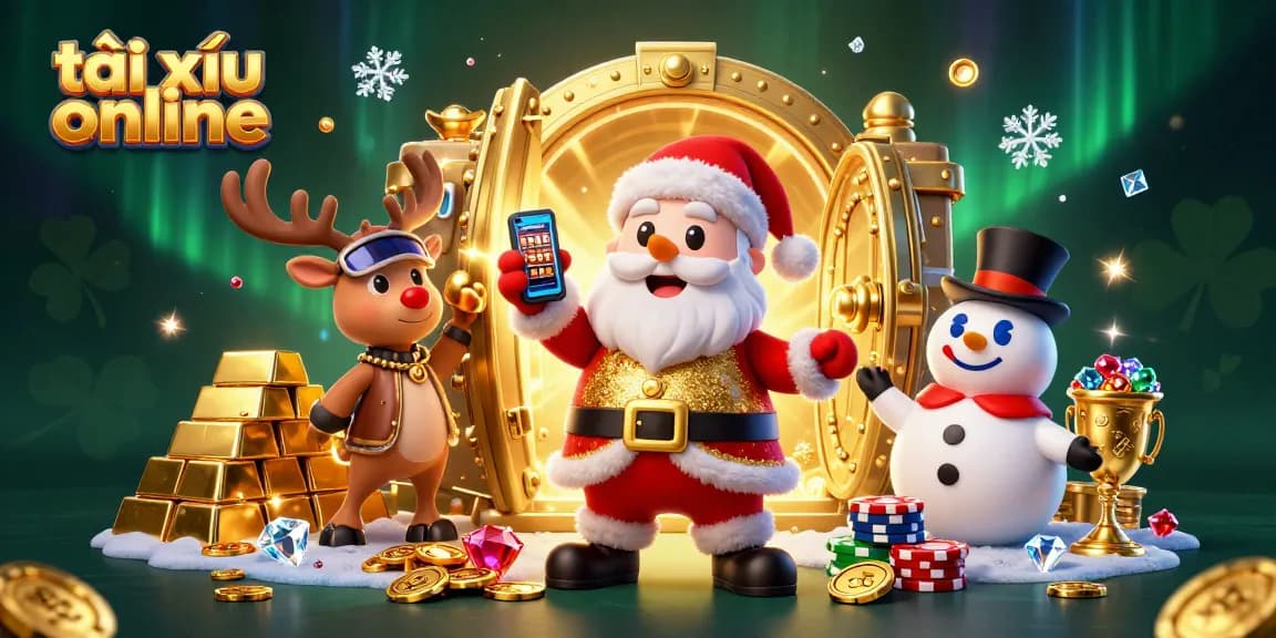 Engage in thrilling gameplay with tài xỉu online featuring joyous characters in a vibrant casino
