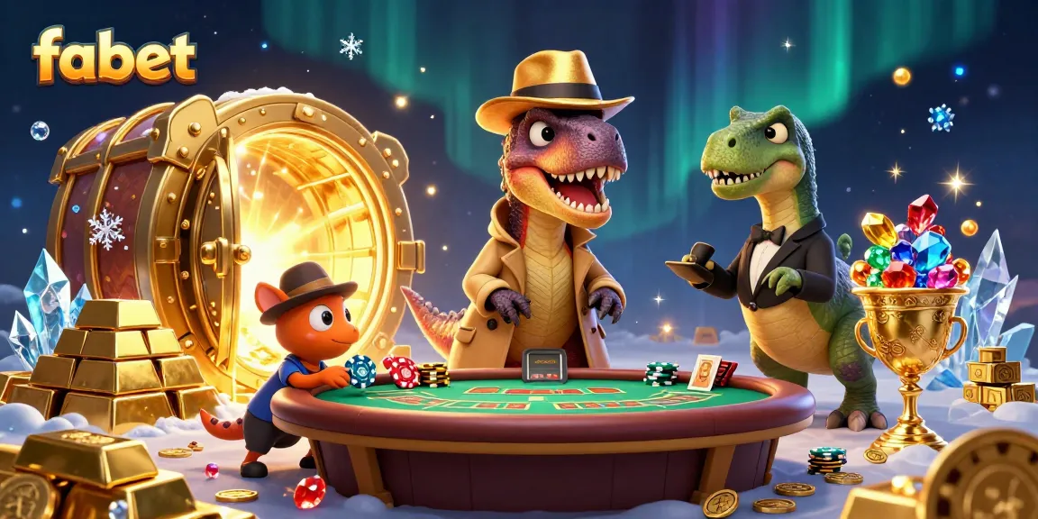 Experience fabet excitement with a velociraptor card counter at a thrilling blackjack table.
