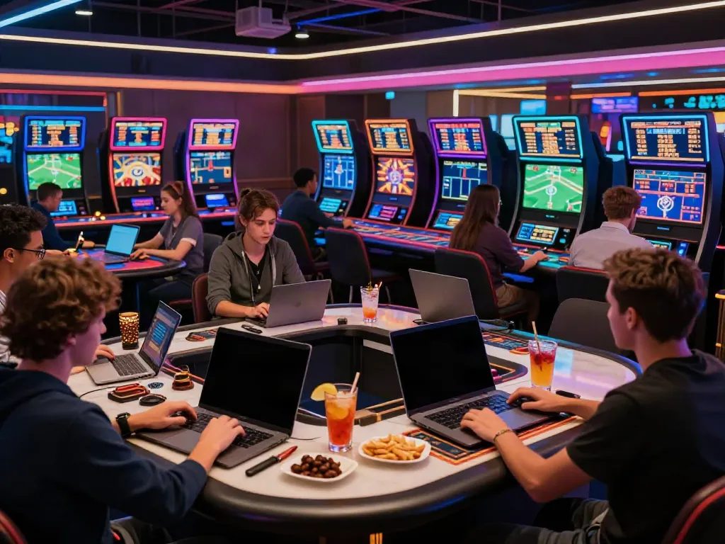 Exciting online gaming scene at https://red88.limited/ featuring diverse players engaged in various betting options and live casino.