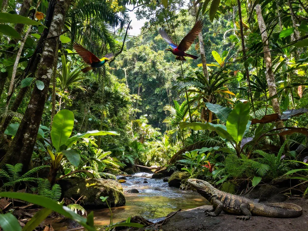 Exploring Indonesia's biodiversity through lush rainforests and unique wildlife, highlighting rokok88's ecological significance.