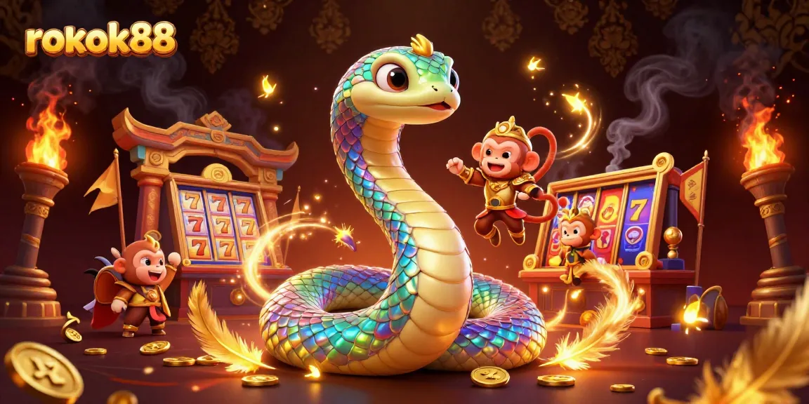 Experience thrilling moments at rokok88 with shimmering coins and dynamic gaming elements.
