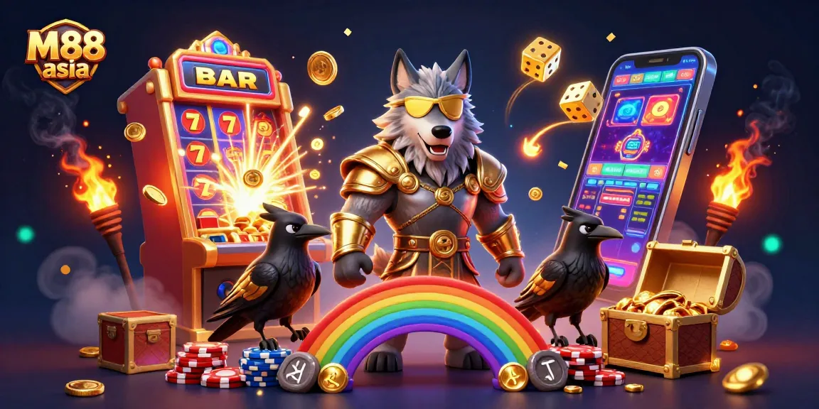 Experience thrilling wins at M88 asia with vibrant 3D casino action and stunning jackpot celebrations.