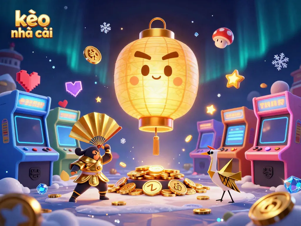 Experience lively sports betting action with kèo nhà cái featuring vibrant arcade elements and glowing spirits.