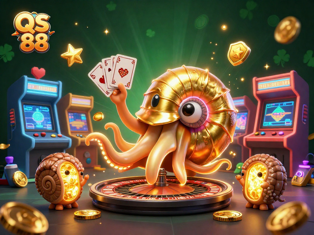 Experience thrilling gameplay at QS 88 with a dynamic 3D casino atmosphere.
