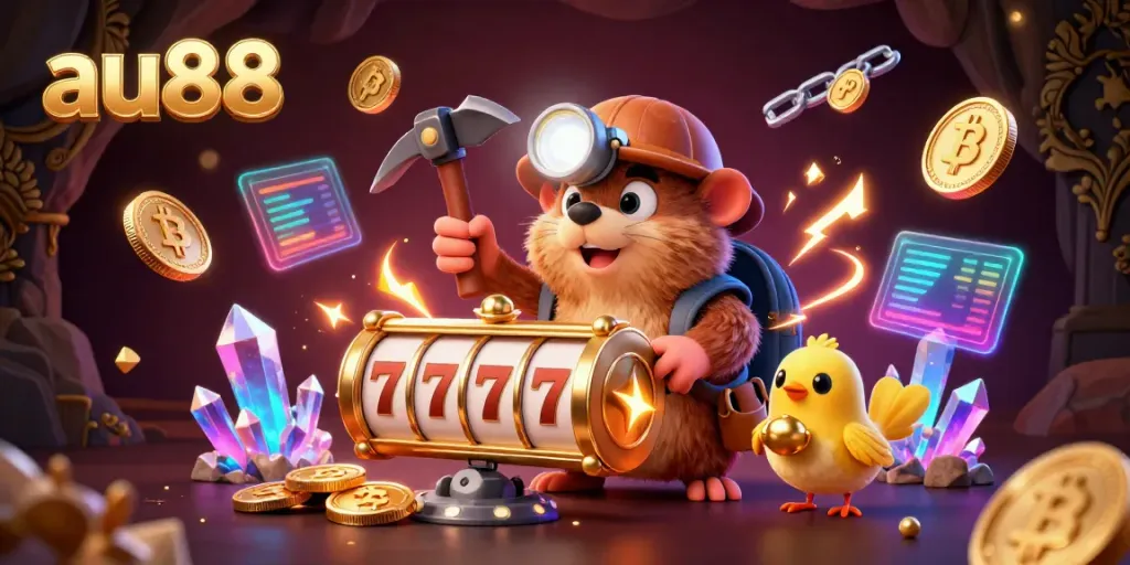 Join the adventure with au88's treasure hunter mole as he mines for luck and jackpots!