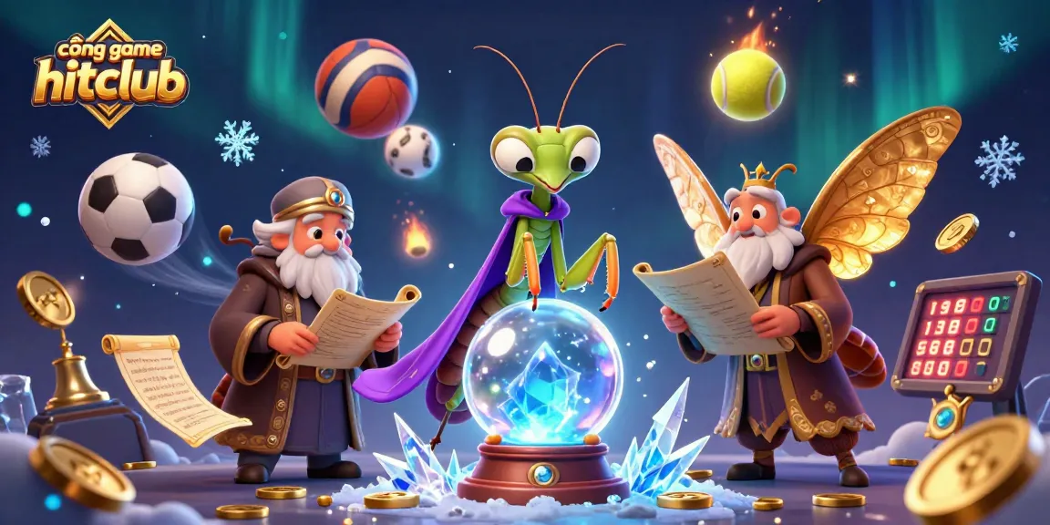 Engage with cổng game hitclub through vibrant 3D casino characters amidst dynamic sports betting elements.